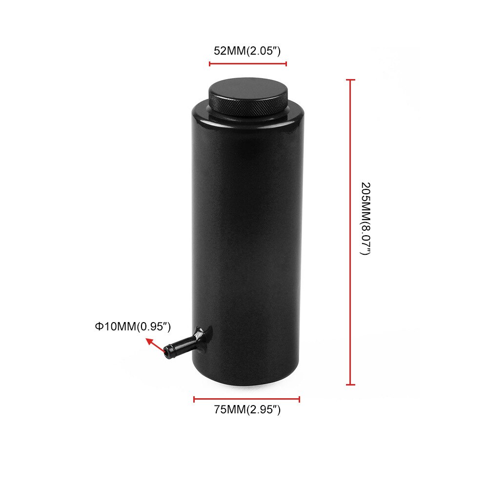 800Ml Auto Universal Watertank Aluminium Legering Koeling Pot Extra Water Tank Auto Modificatie Accessoires Reparatie Tool