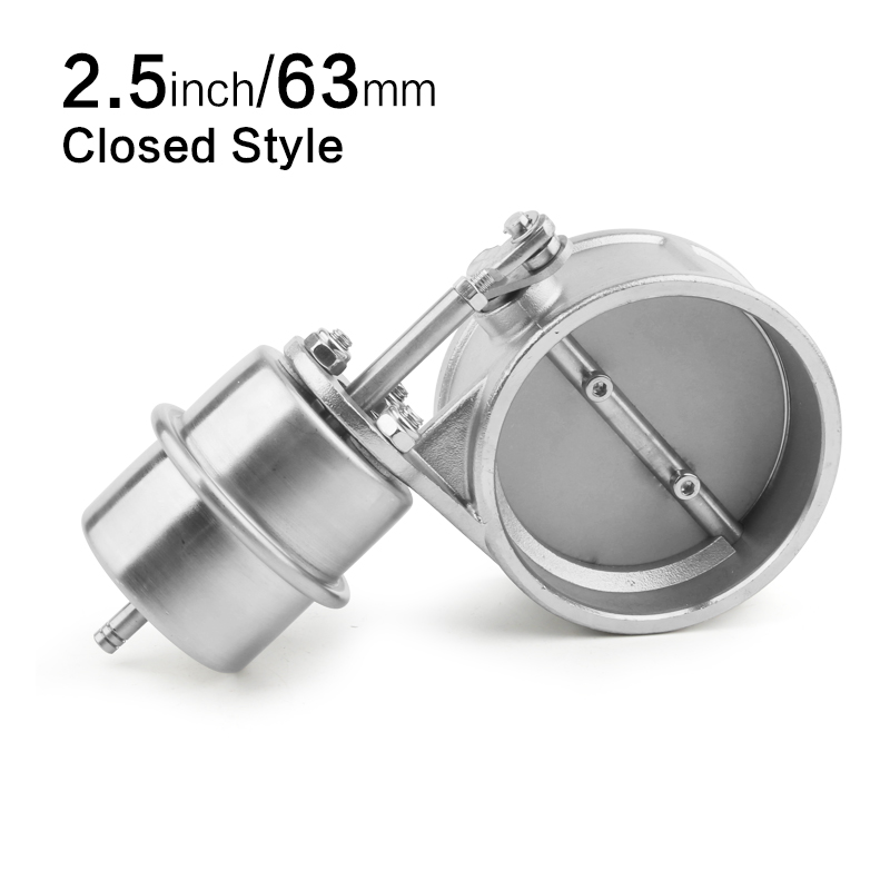 Stainless Steel Exhaust Control Valve Set Boost Actuator CLOSED Style 63mm Pipe Pressure: about 1 BAR For Ford Focus