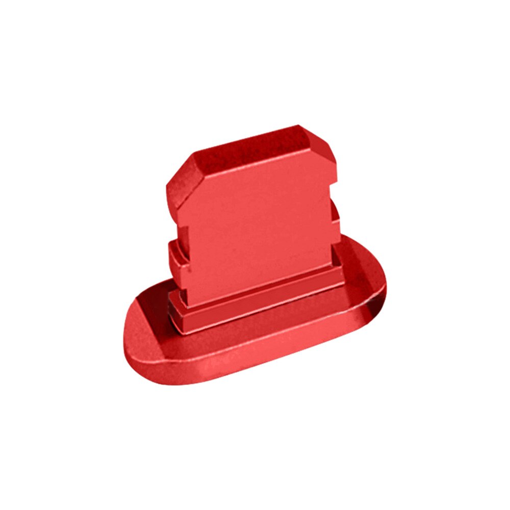 Für Iphone Xs Max 8 Universal- Ladegerät Dock Stecker Kappen Schutz Abdeckungen fallen Legierung Ladung Buchse Anti Staub Stecker Staub beweis Kappe
