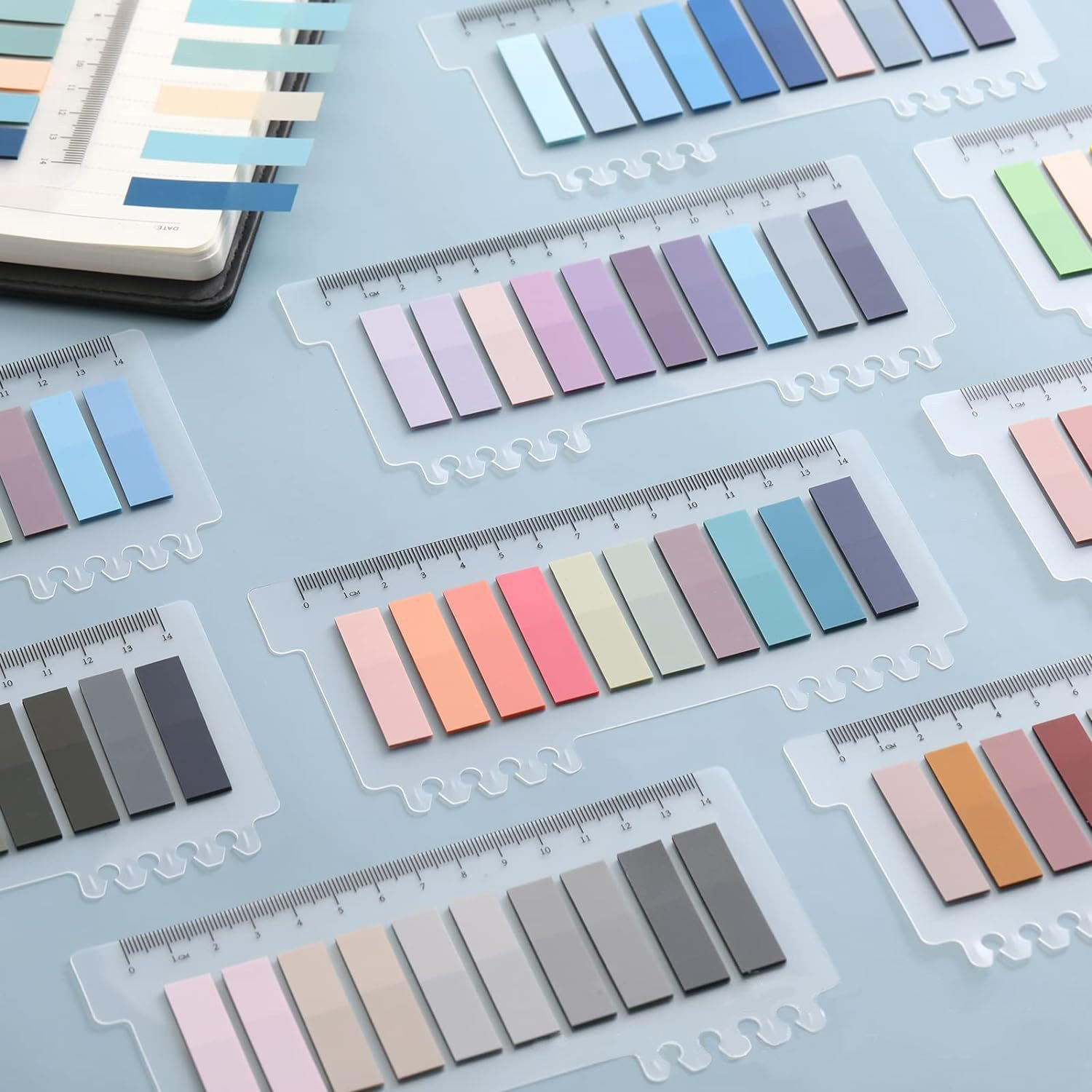 200-2000 feuilles Index Transparent bloc-notes créatifs bureau école papeterie autocollants auto-adhésifs postés bloc-notes collants