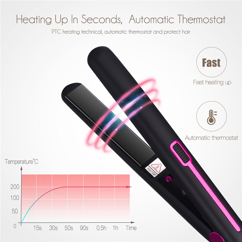 Professionele Stijltang Haar Krultang Aluminium Thermostatische Elektrische Haar Straightening Krultang Steiltang Styler