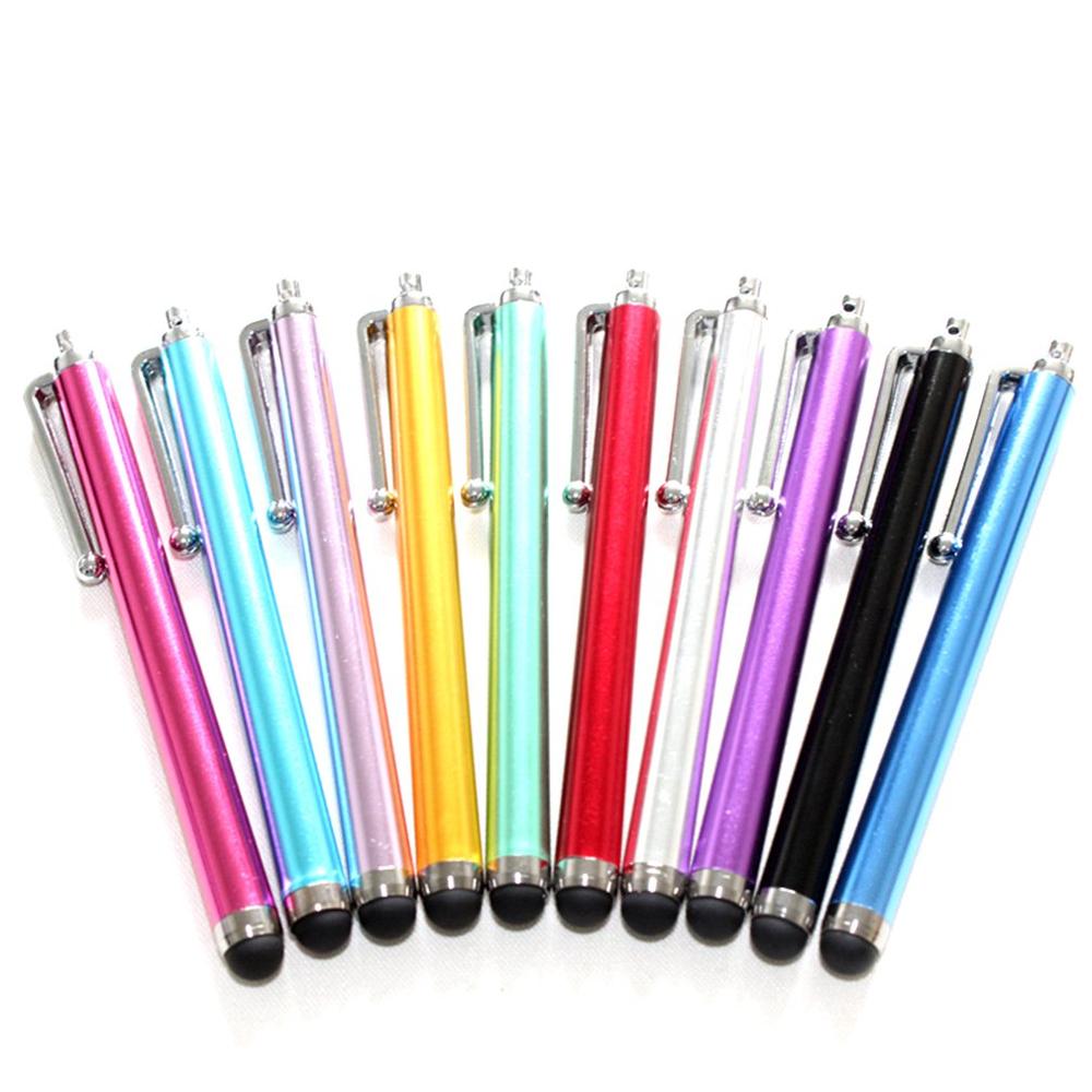 Lumière téléphone portable condensateur stylo métal écriture écran tactile stylo téléphone portable tablette universel tactile stylo