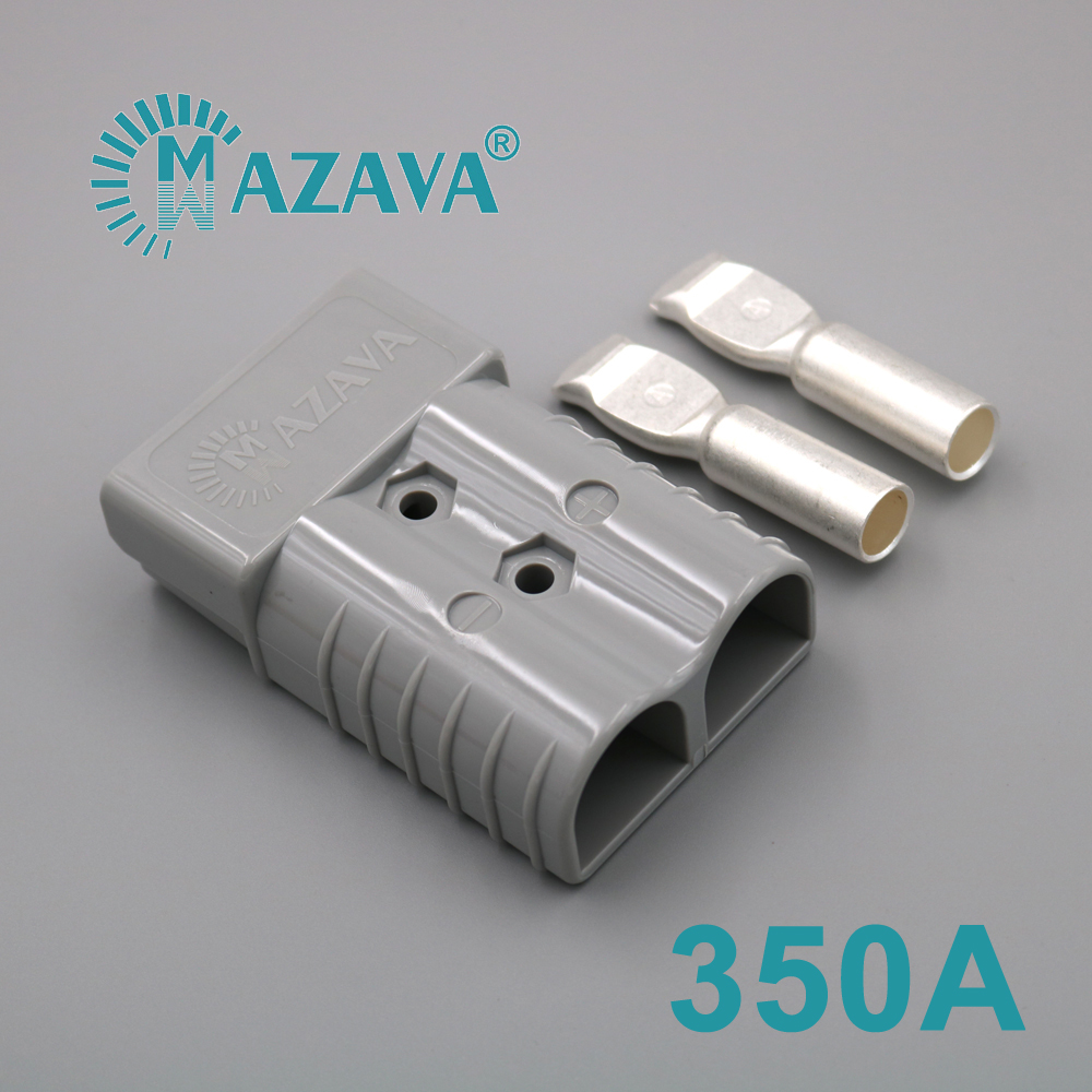 SB175 SB350 Power Connector Dual-Pole Quick Opladen Plug SB175 SB350 Elektrische Auto Batterij Ups Kabel Terminals Dc 50A 120A 600V: 350A Gray