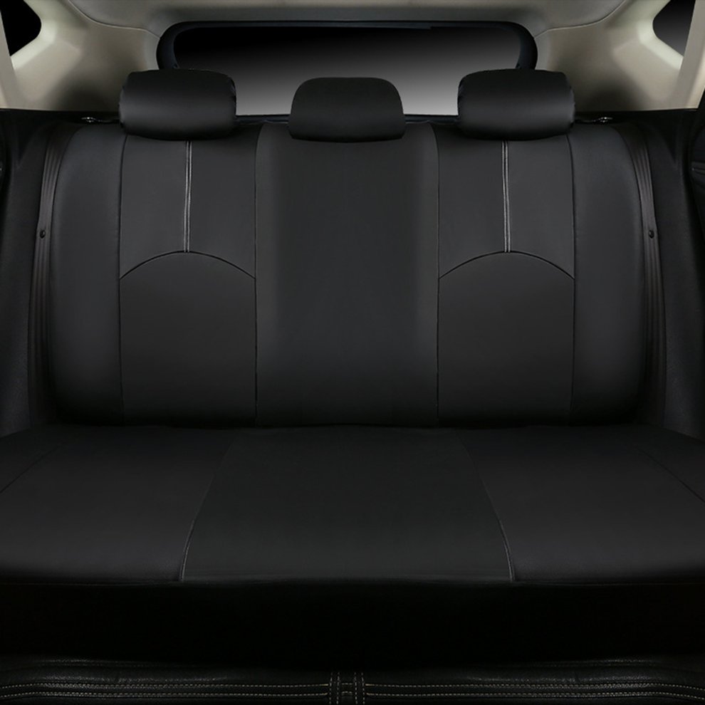 9 stk / sæt pu læder bilsædebetræk bil-styling støvtæt sæde beskyttere universelle fulde sædeovertræk til bilbiler