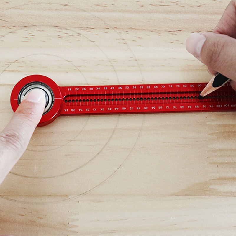 Precision Tiny Circle Maker Alloy Scribe 360 Degree Round Marking Gauge Carpenter Tool Portable Compass