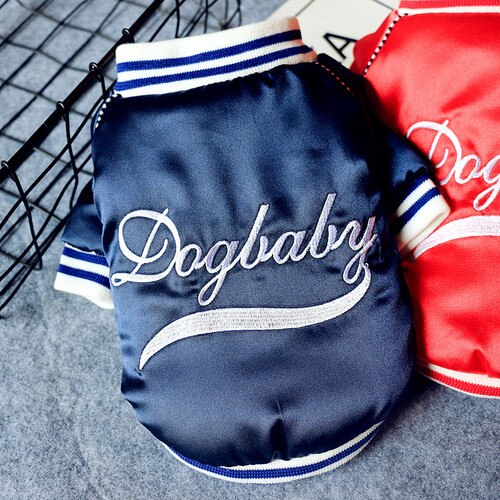 Herfst en winter warm hond kleding huisdier kleding puppy jas teddybeer Xiong VIP Bomei Schnauzer kleding: Blauw / XL