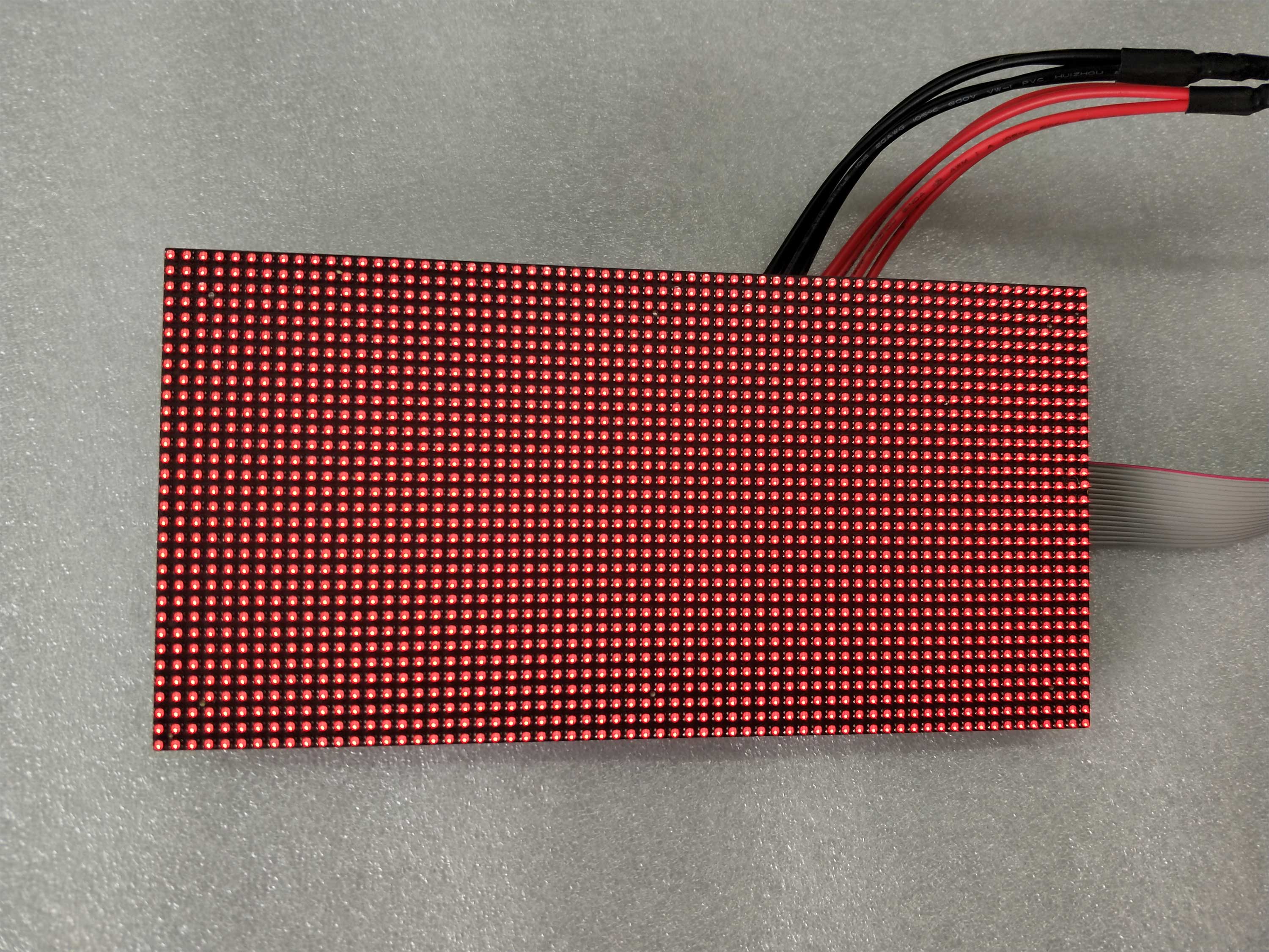 P3 module 64x32 pixel high-resolution 1/16 scan LED logo LED display screen