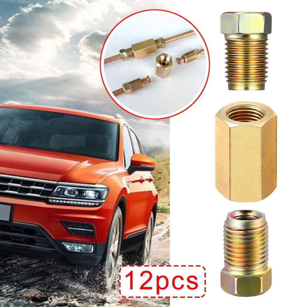 Brake Fittings Brass Inverted Flare Union & COMPRESSION FITTING 12 pcs