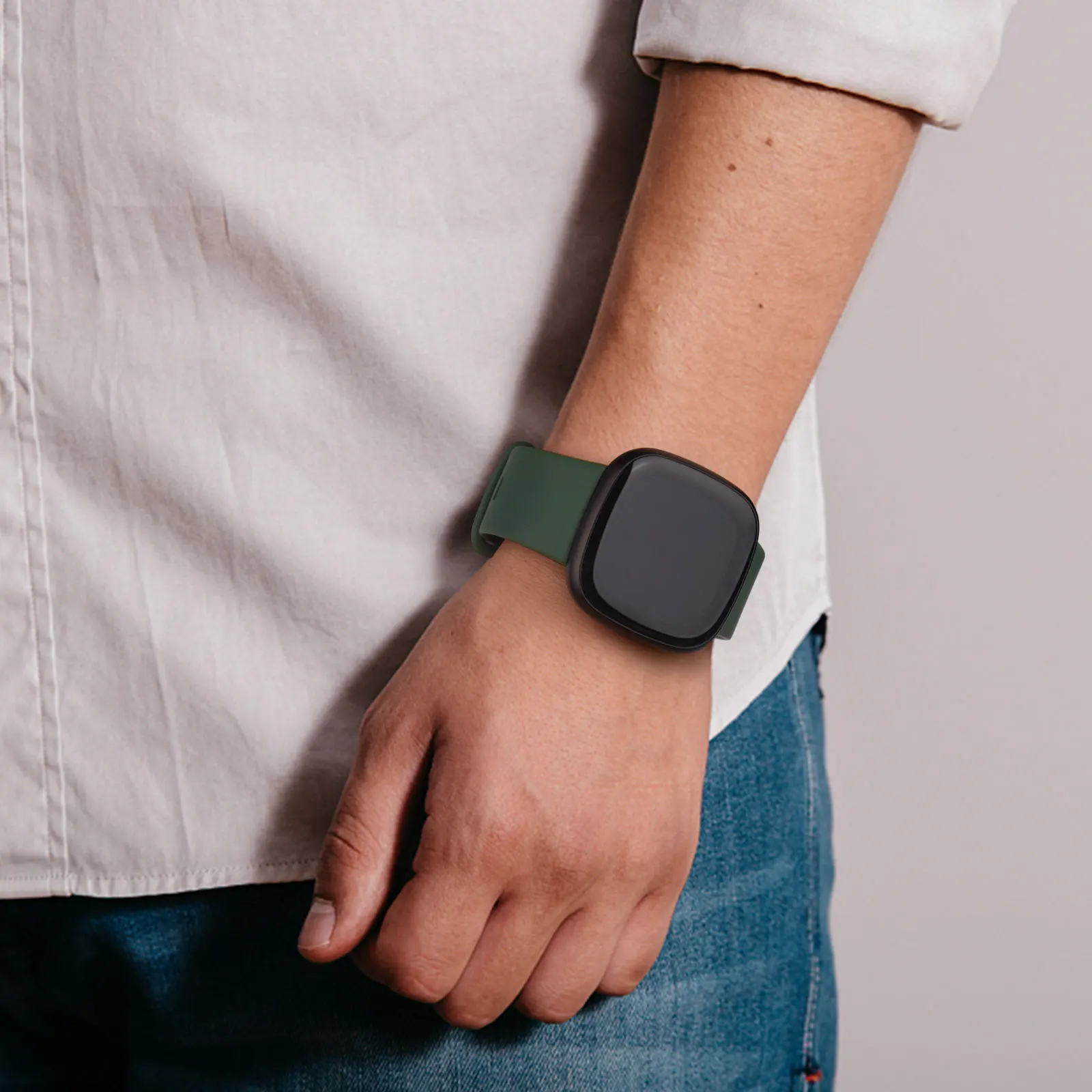 Horloge Band Voor Fitbit Versa 3 Band Siliconen Polsband Vervanging Voor Fitbit Gevoel Armband Correa Accessoires Rose Goud Zilver