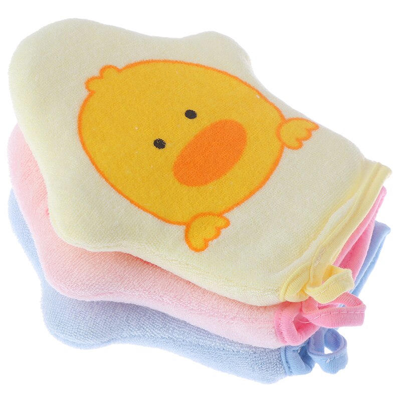 Esponja de baño para bebé, cepillo de ducha de algodón, supersuave, lindo Animal de esponja, Bola de toalla para frotar en polvo para bebés y niños