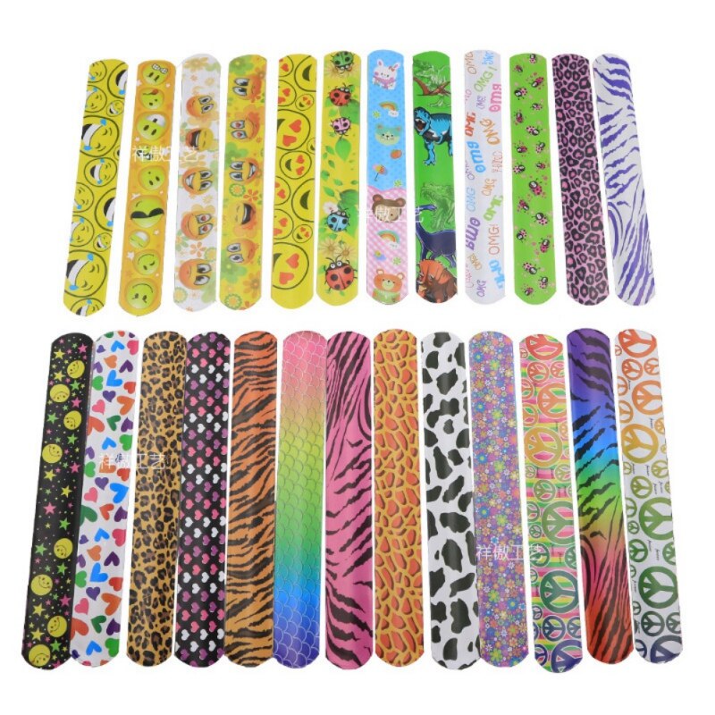 25 Stks/partij Kinderen Klap Voor Kids Snap Met Bloem Animal Print Voor Festival Halloween Christmas Party Gunsten Verjaardagscadeautjes: Default Title