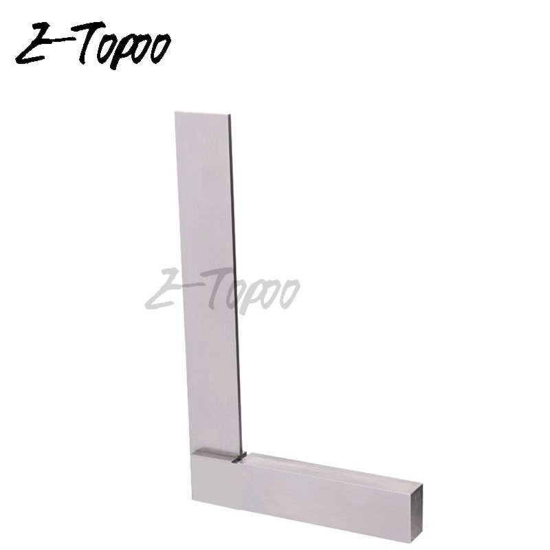 90 Graden Hoek Gauge Carbon Staal Grade 1 Met Brede Basis Hoek Heerser Markering Gauge Measure Tool Uitgebreide Hoek Plein heerser