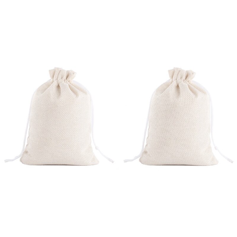 12Pcs Small Cotton Drawstring Bags Reusable Muslin Cloth Candy Favor Bag Jewelry Pouches for Wedding DIY Craft Soaps Herbs