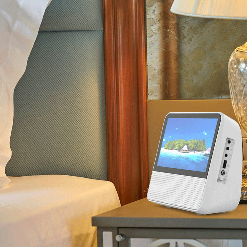 7-Inch DVD Player Multifunctional Portable CD/VCD/DVD BT USB Drive Player 1080P High-Definition Touch Screen Dual Ways Speakers