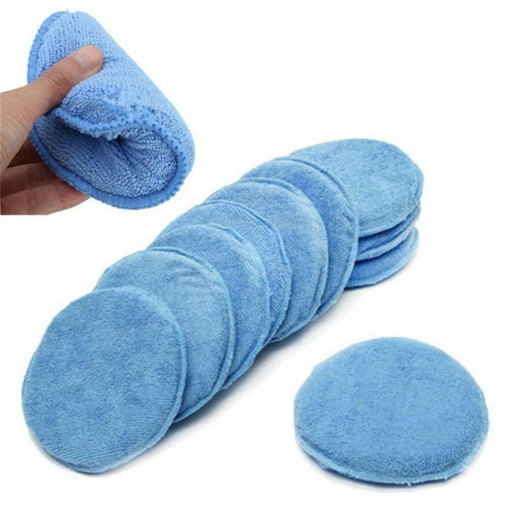 10pcs Sponge Set Car Washing Polishing Pad Waxing Supplies Accessories
