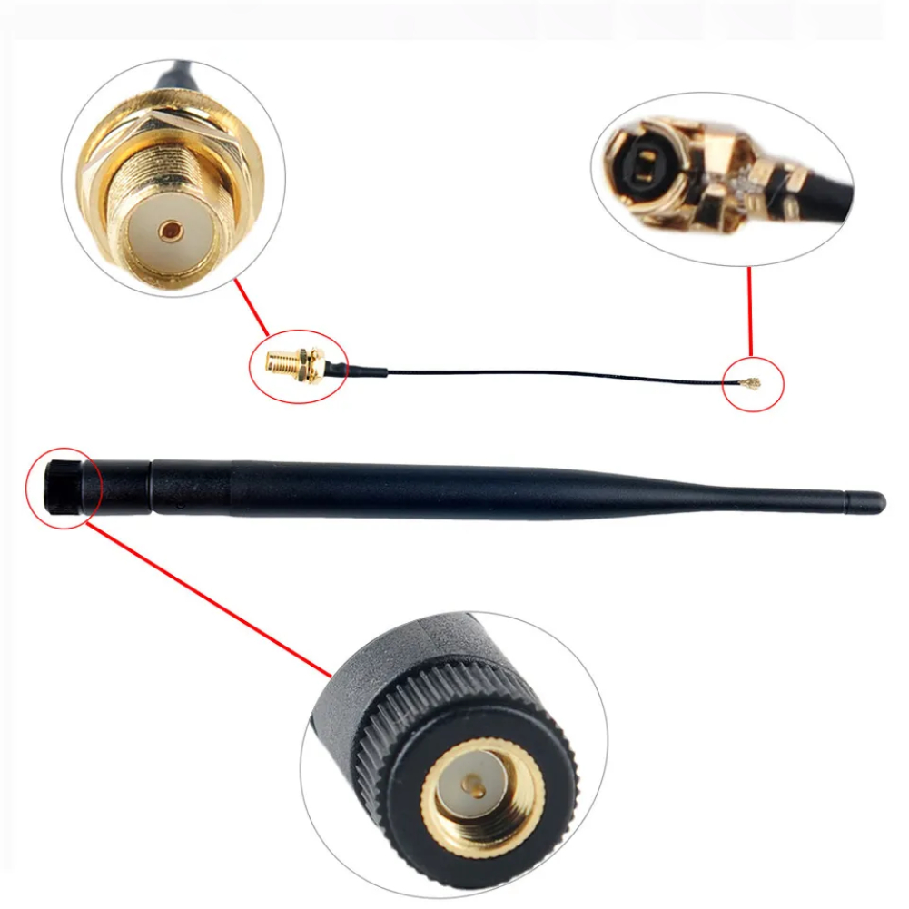 Lora Antenne 868Mhz/915Mhz 5dbi Sma Mannelijke Met Ipex Extenstion Kabel Omni-Directionele Voor Meshtastic Lora 32 V3 Lorawan1/2/4 Stuks