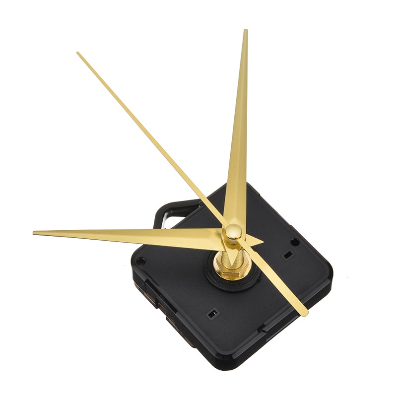 Quartz Wall Movement 22mm Length Black DIY Clock Mechanism Replacement Repair Parts Kit with Hands