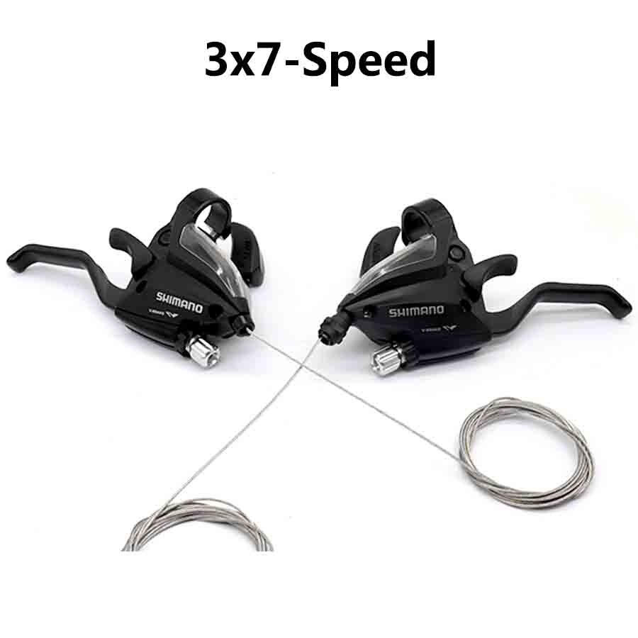 SHIMANO – ensemble de vitesses avant ACERA ALTUS EF500, 3x7v, levier de frein EZ FIRE PLUS, 2 doigts, 3x7: 3x7s a pair