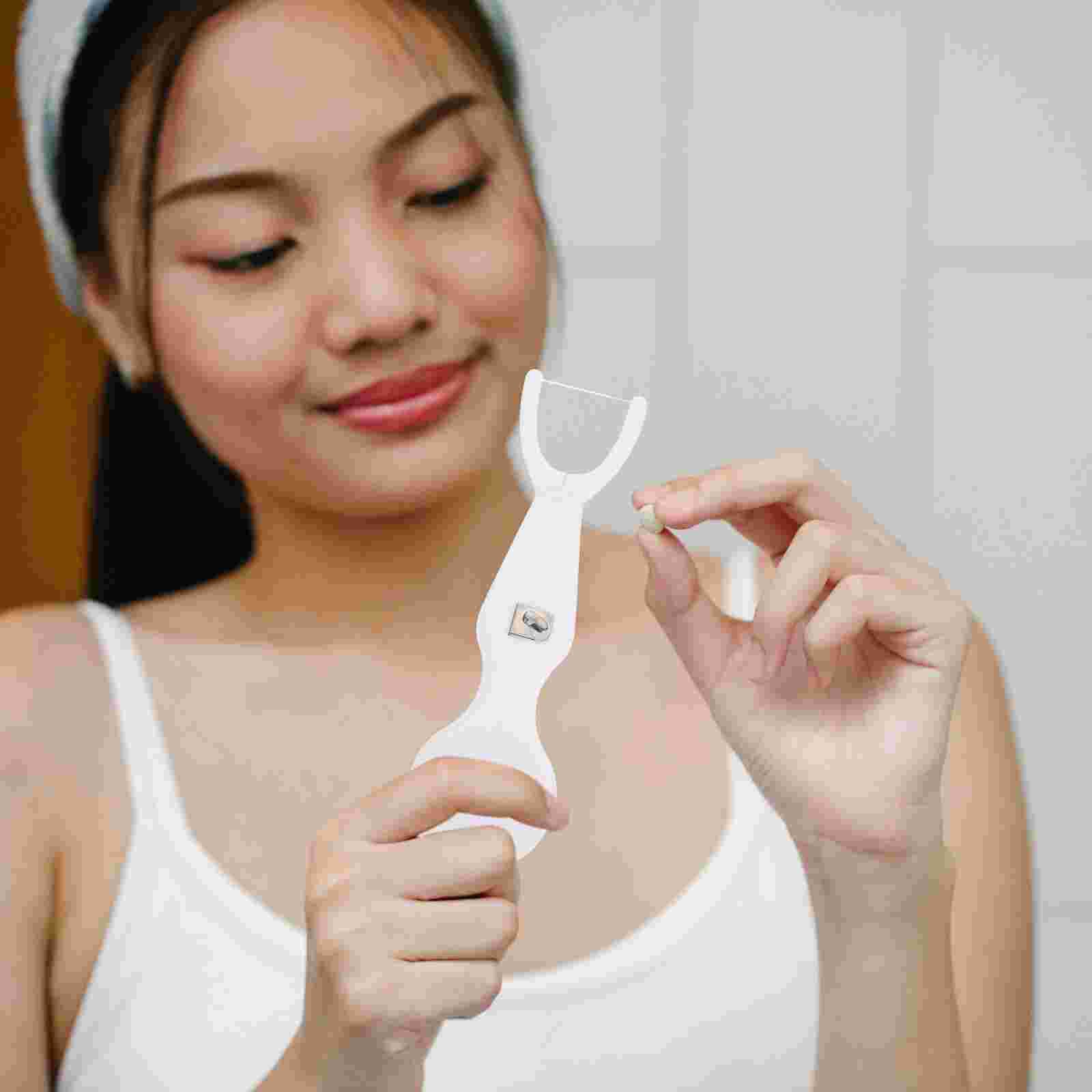 3 pcs Practical Handy Floss Holder Replaceable Flosser Teeth Floss Rack