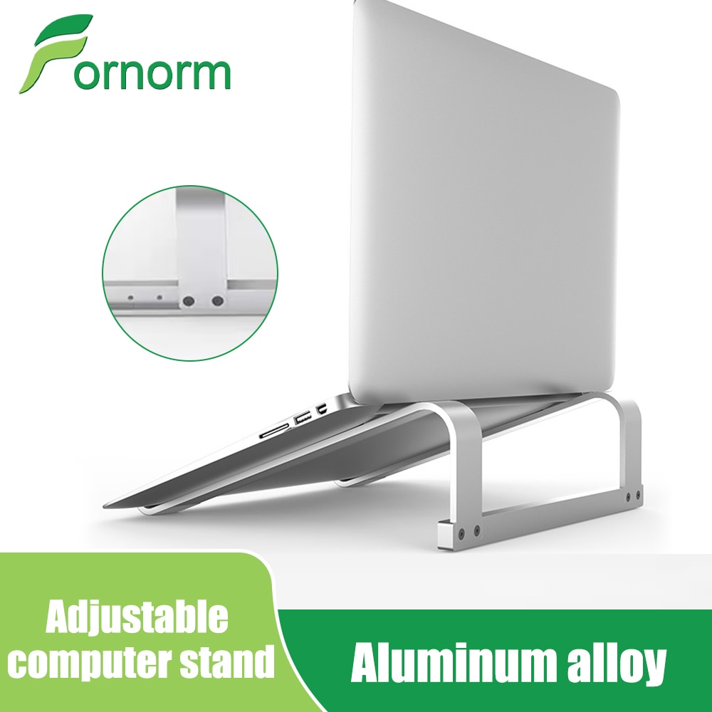 Fornorm 12-17Inch Aluminium Opvouwbare Laptop Stand Verstelbare Notebook Ondersteuning Stand Vier Breedte Aanpassing Voor Macbook Pro