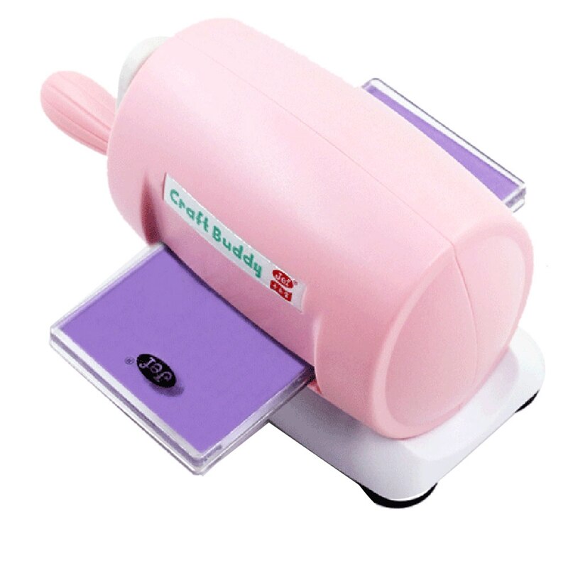 DIY Paper Cutting Machine Embossing Die Cut Machine Scrapbooking Album Card Cutter Tool(Pink)