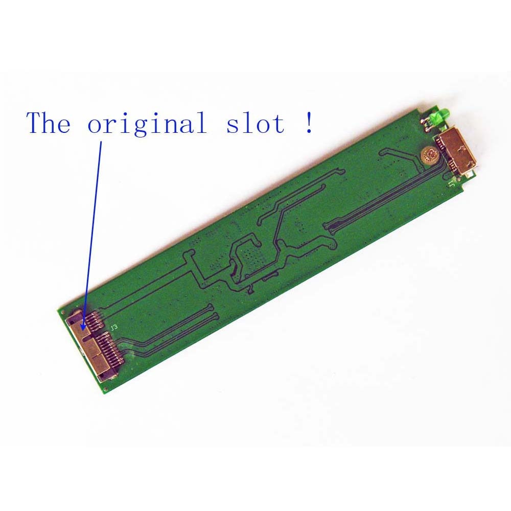 Adapterkonverter für usb 3.0- ssd-festplattengehäuse aus aluminiumlegierung für macbook air  a1369 a1370 mc503 mc506 mc969 mc965