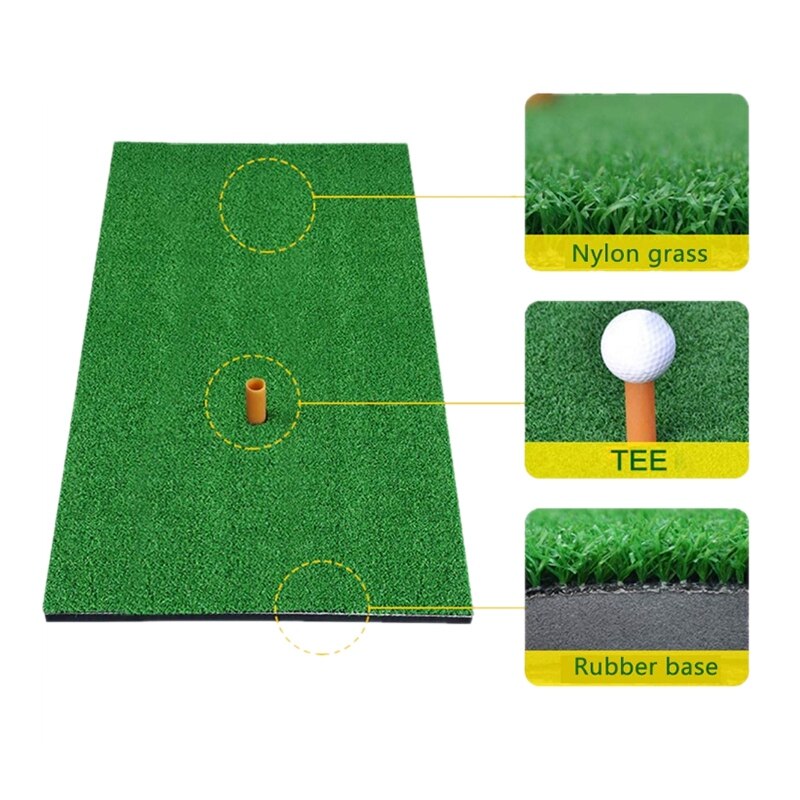 Golf Indoor Outdoor Chipping Net Pitching Cages Mats Practice Easy Net Golf Training Golf Aids with A Pad