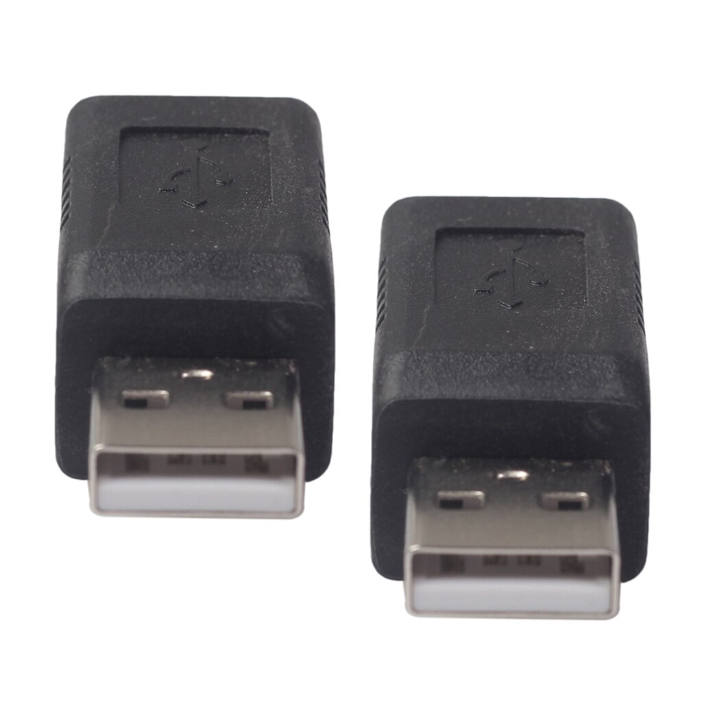 2Pcs USB Type A Male To USB Type B Female Printer Adapter Converter