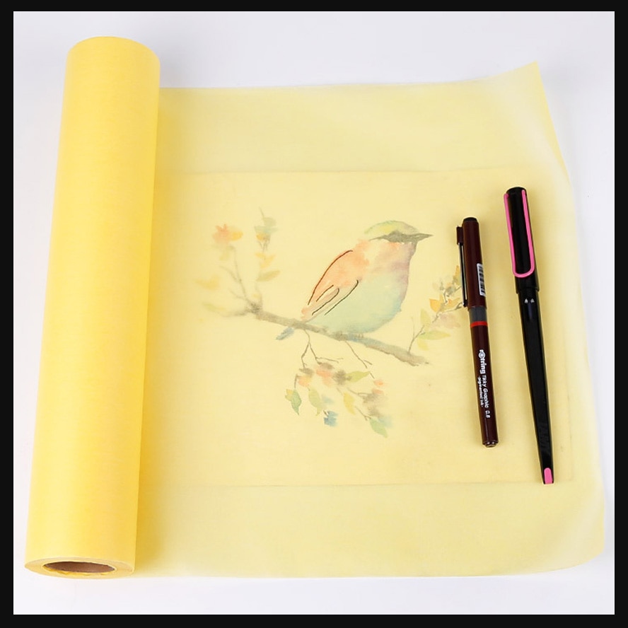 46m colorful Sketch Tracing Paper Sketches Preliminary Translucent Craft Copying Calligraphy Drawing Technical Paper