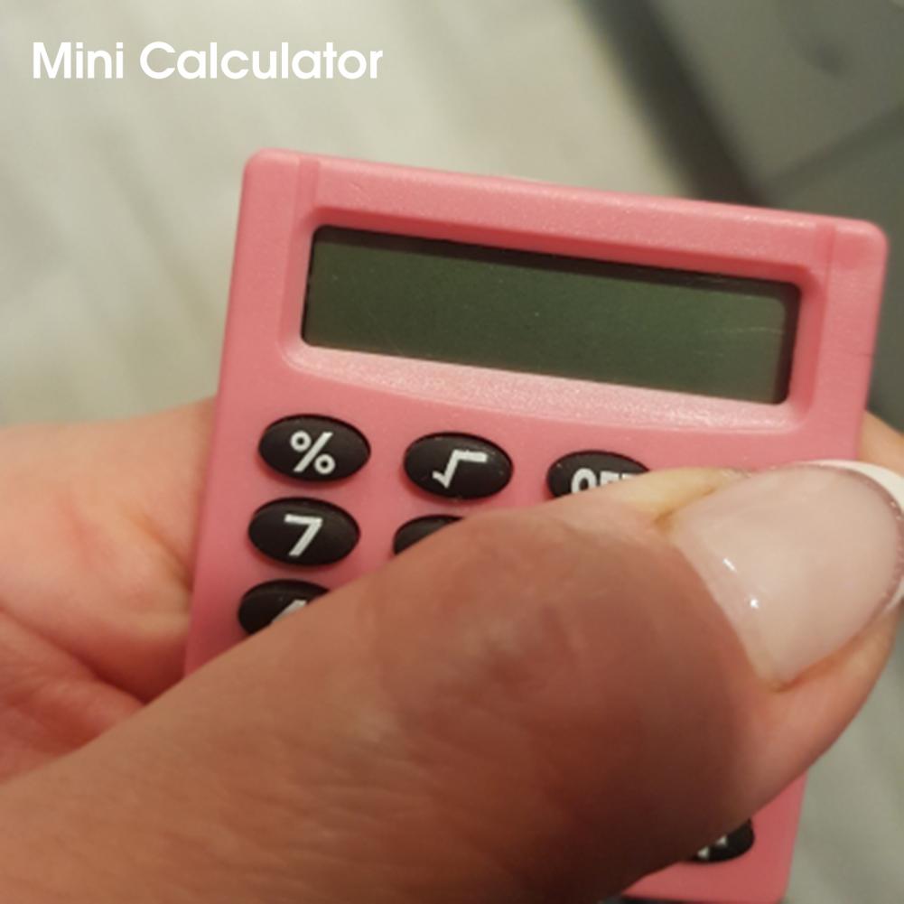 Pocket Calculator Useful 8-Digit Display Student Calculator Energy Saving Sensitive Key Mini Calculator