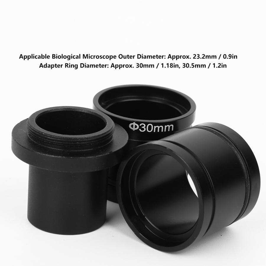 Microscope Adapter Digital Microscope Camera C-Mount Lens CCD Camera Interface Adapter Accessory