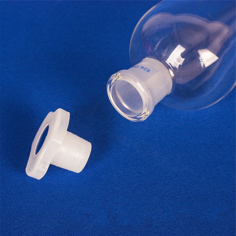 1pcs 250ml pear-shaped Clear And Thick Separating Funnel with PTFE Piston for Lab experiment