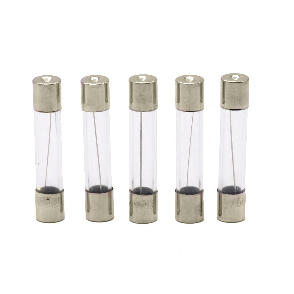 10 stk/parti en sælger 6*30mm hurtigblæste glasrør sikringer 6 x 30 mm 250v 0.5 1 2 3 4 5 6 8 10 15 20 25 30 a amp sikring