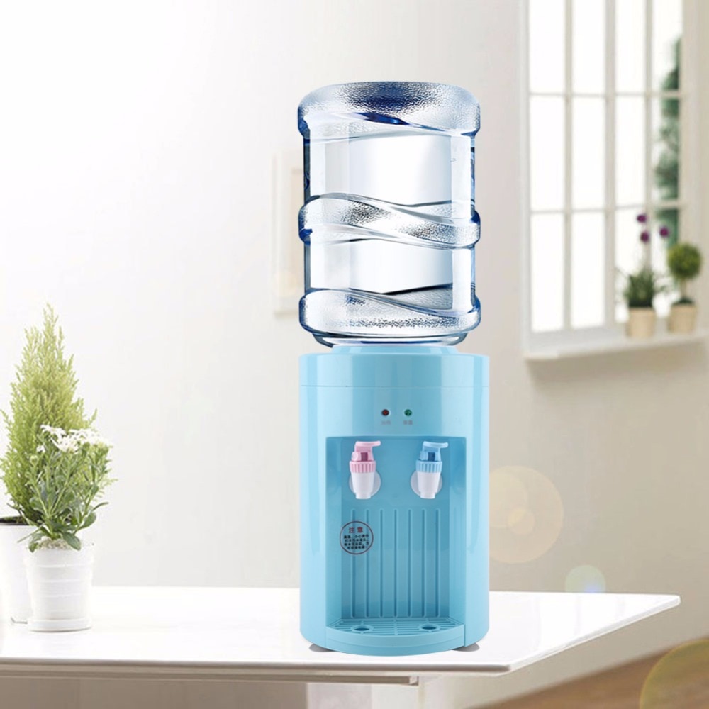 Mini vanddispenser drikke maskine bærbar elektrisk hvid desktop husholdnings vand dispenser 220v