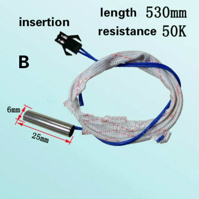 10K 50K 100K water heater Temperature Sensor Instant temperature control probe Cylindrical