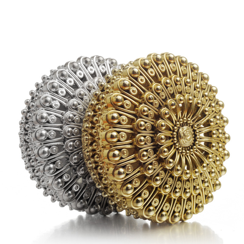 Boîte à bonbons paon or argent 12 pièces, coffre rond au trésor, boîte à faveur de fête de mariage