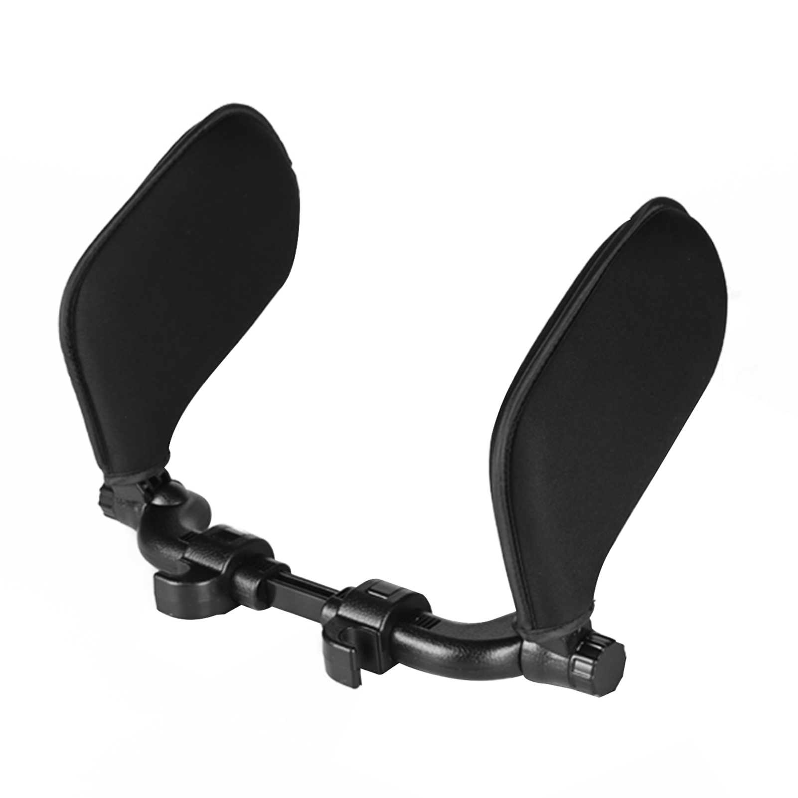 Car Headrest Pillow Sleeping Headrest 360 Degree Adjustable Road Pal Headrest Car Seat Travel Headrests for Kids Adults Elders: Black