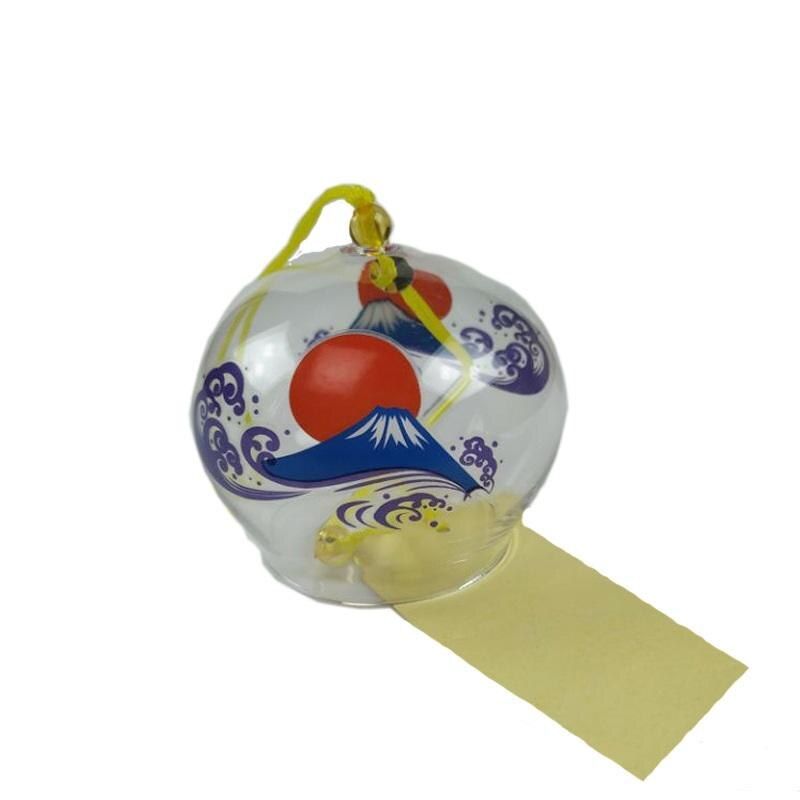 Japanese Cherry Blossom Glass Wind Chimes Bells Home Garden Office Ornament Indoor Window Hanging Decor 1PC Wind Bell: style 9