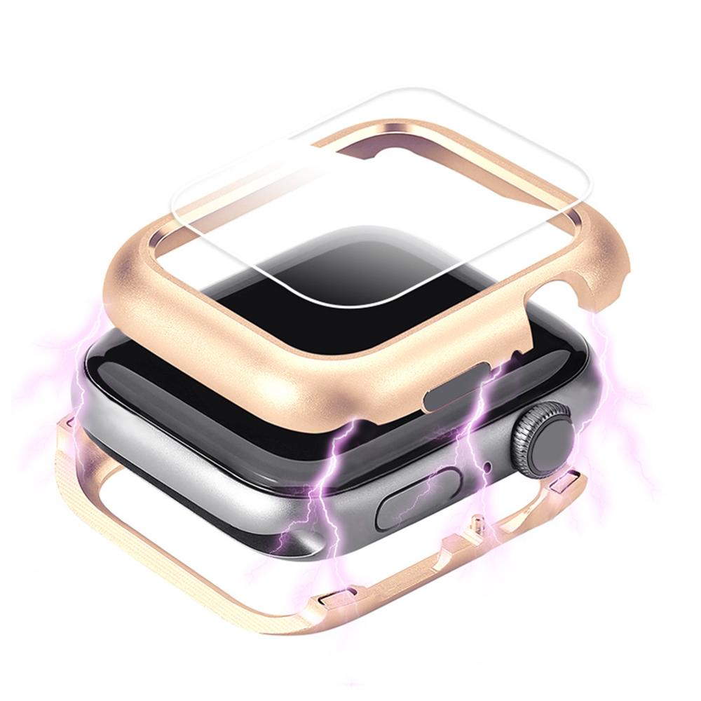 Magnetic cover For Apple Watch case apple watch 4 5 44mm/40mm iwatch band screen protector protective glass