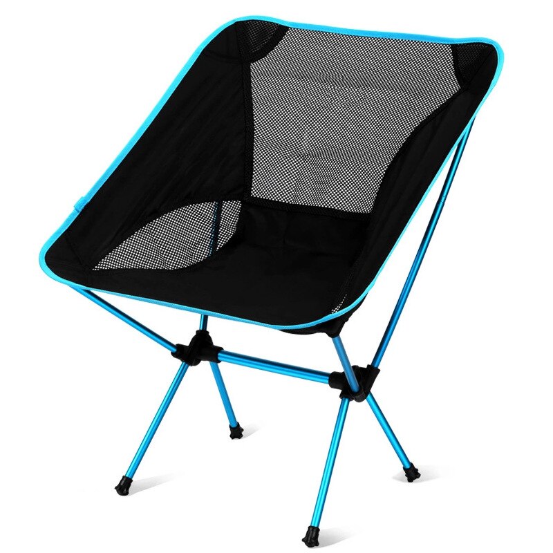 Outdoor Moon Chair 7075 Light Aluminum Camping Fishing Chair BBQ Folding Chair Beach Director Chair: D