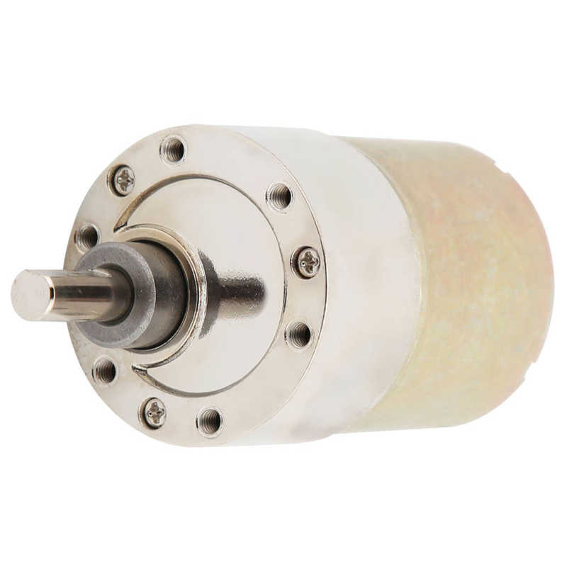 Adjustable‑Speed Motor DC Reduction Motor with Bracket Low Speed CW/CCW 12V for Micro Machinery -37GB520 Motor