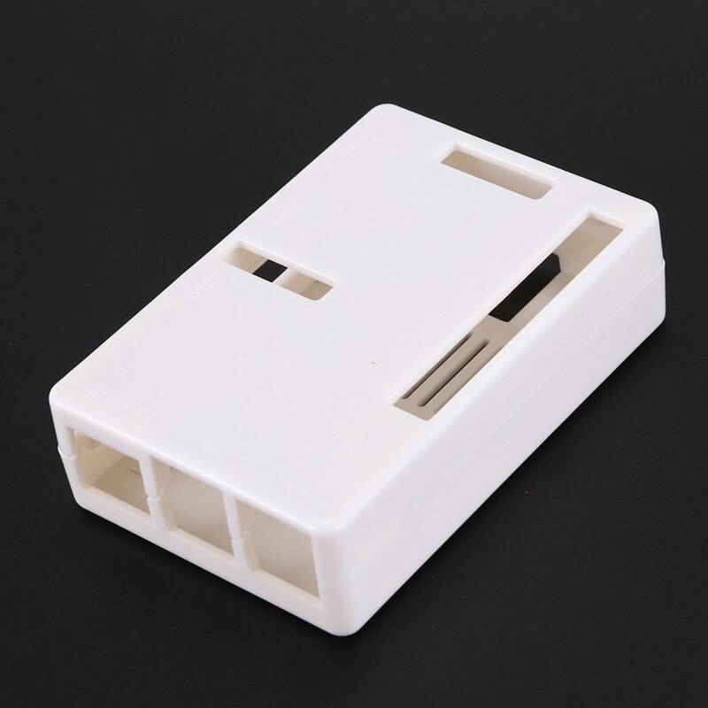 Para Raspberry Pi 3 Modelo B/Raspberry Pi 2 Modelo B, carcasa para Raspberry Pi 3 Modelo B/Raspberry Pi 2 Modelo B, blanco