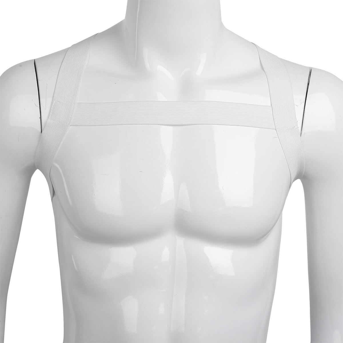 Mannen Harnas Borst Riem Lingerie Heren Sexy X-Vorm Terug Elastische Schouder Borst Spier Harness Strap Mannelijke Prestaties kostuum