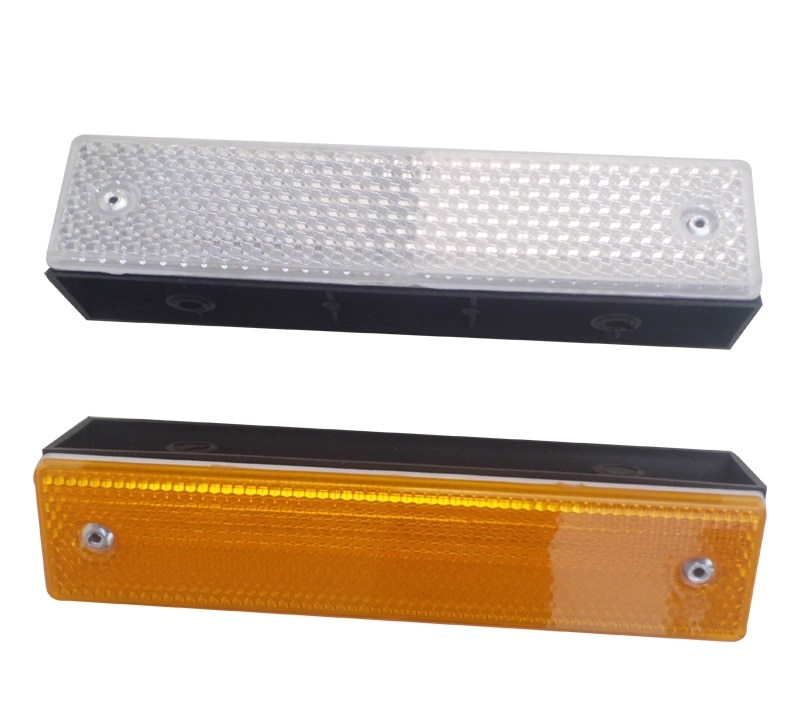 Double sided attached type rectangle contour standard traffic reflective sign traffic direction