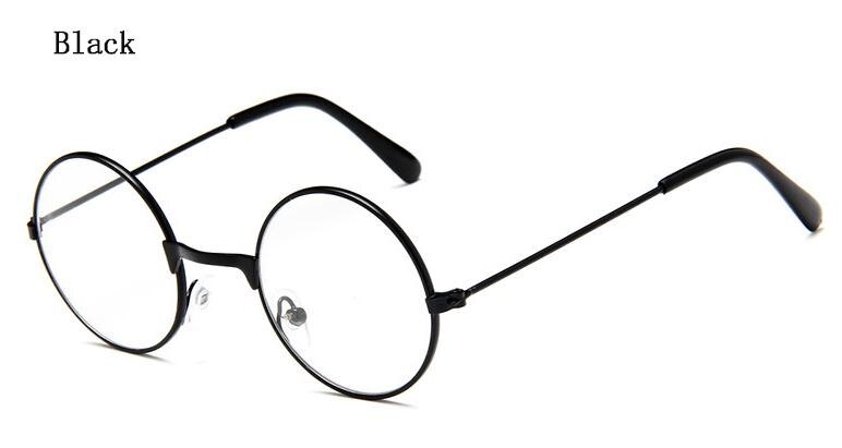 Børn vintage runde briller gennemsigtige briller unisex dreng pige nærsynethed receptpligtige optiske briller stel børn briller  l3: 1