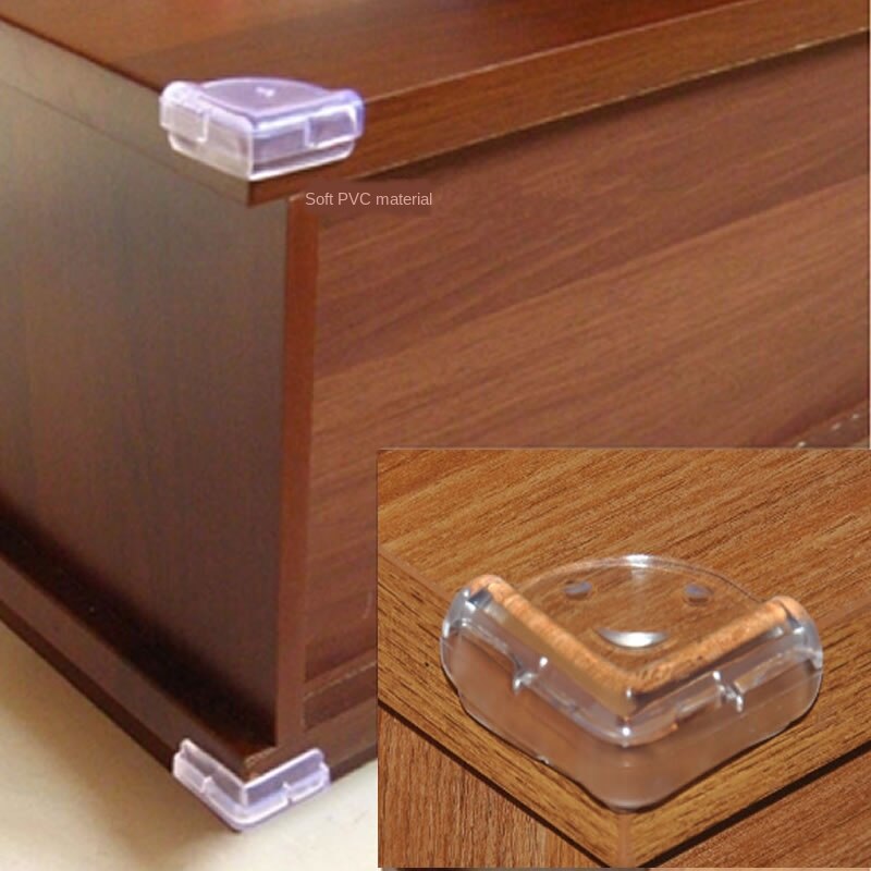 Protector de esquina para bebé, vidrio Protector de PVC, ángulo de protección transparente, parachoques de seguridad para niños