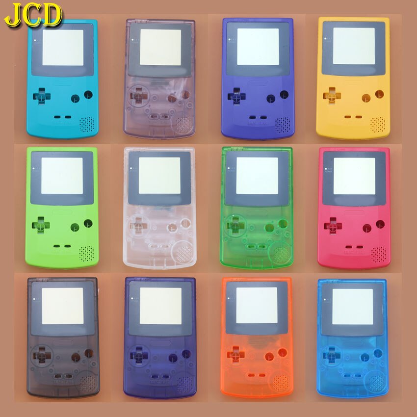 JCD 1PCS For Nintend GameBoy Color Game Replacement Case Plastic Shell Cover for GBC Console Full Housing Case