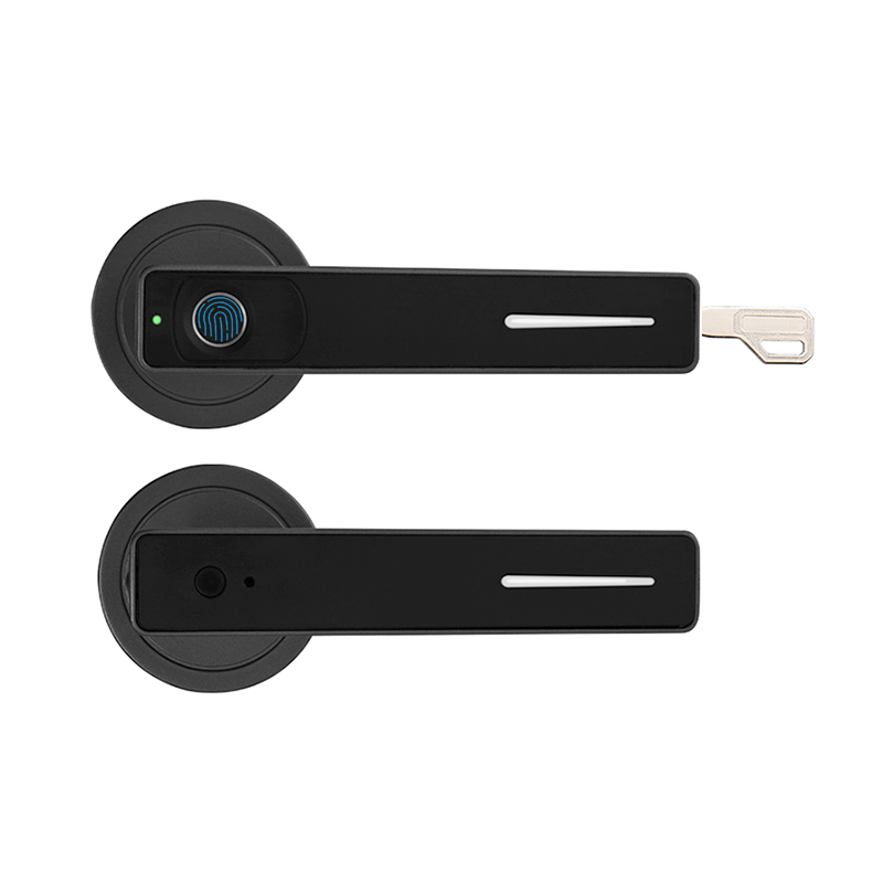 Smart Fingerprint Single Latch Lock For Indoor Home Wooden Metal Door