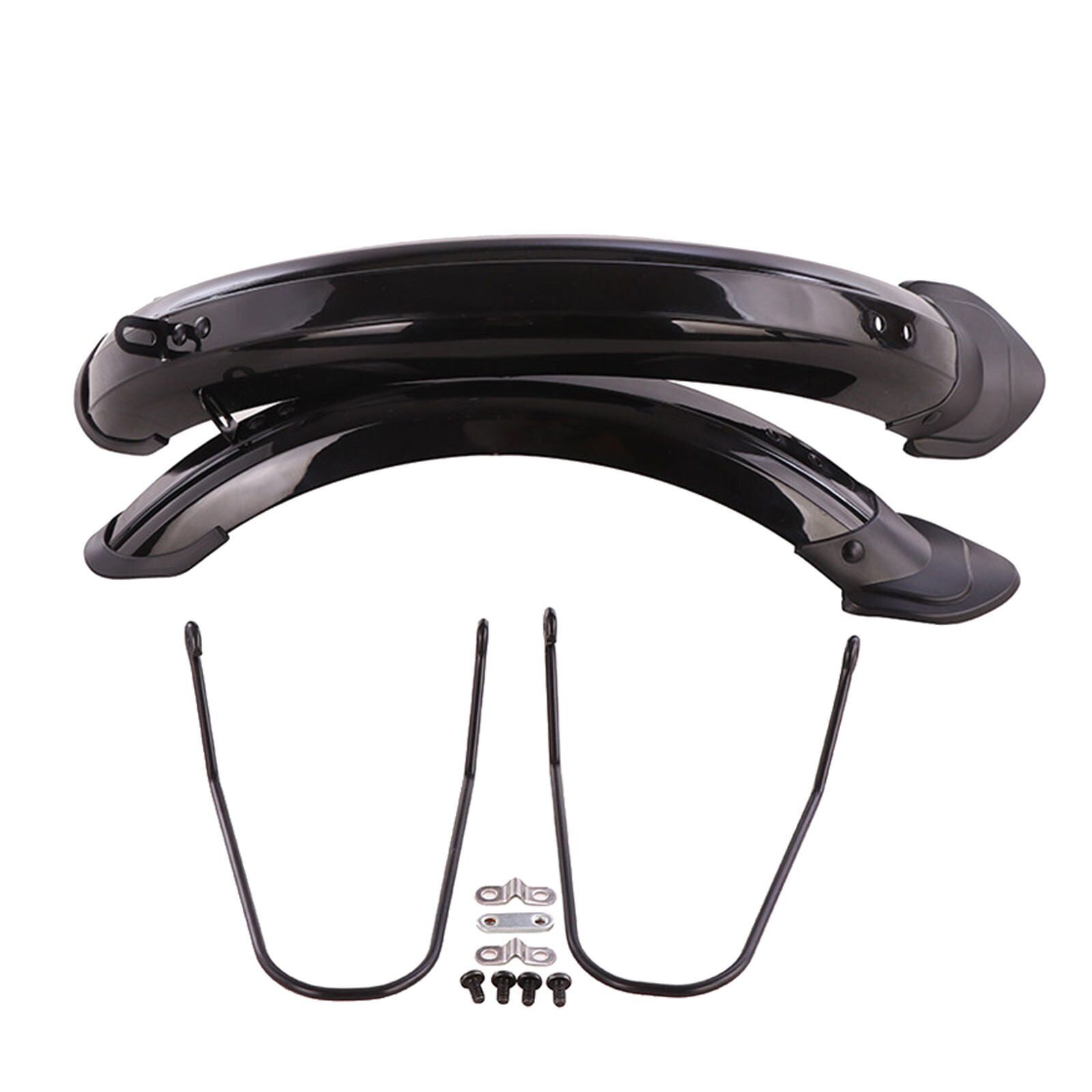 Garde-boue pour vélo pliant 12/14 pouces, kit de quincaillerie pour bicyclette avant et arrière