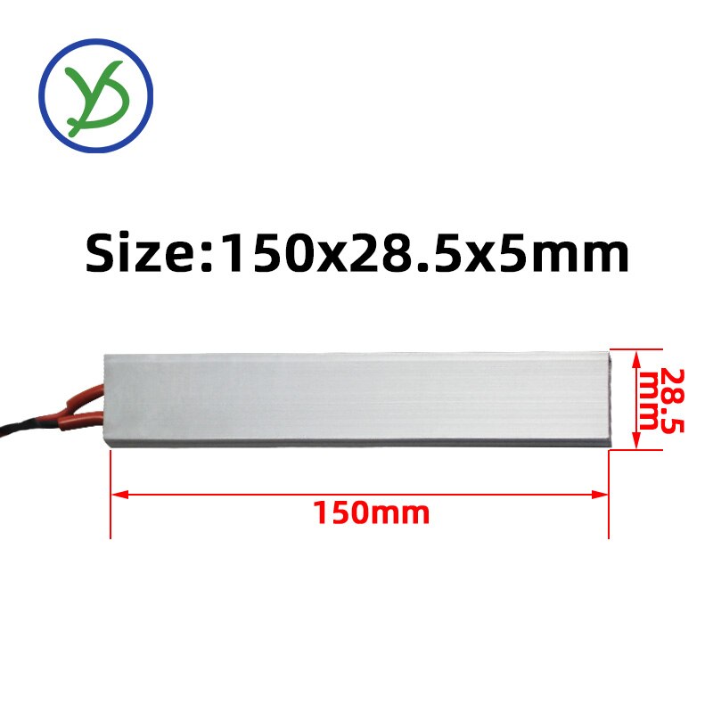 5Pcs Ptc Verwarmingselement Constante Temperature70/150/220 Ac/Dc 220V 150*28.5Mm